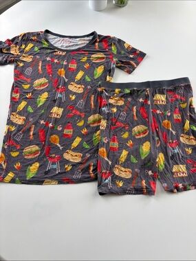 Little Sleepies Grill and Chill Pajama Set